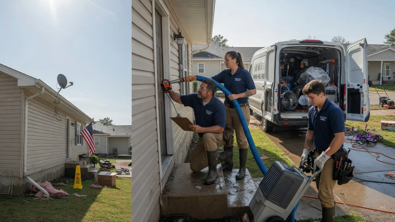 Ceiling Water Damage Restoration in Myrtlewood, AL near me